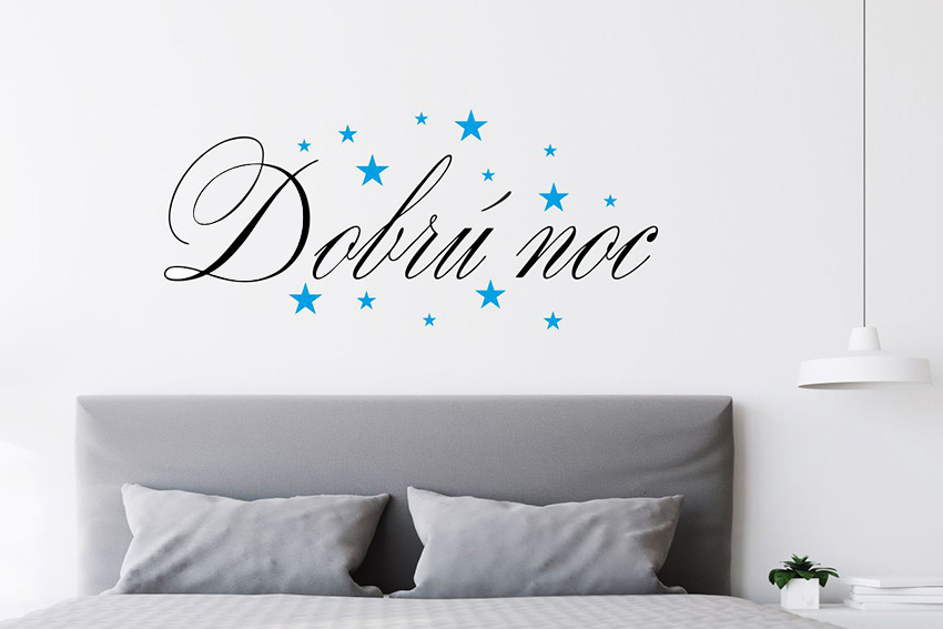 Nálepky na stenu - Dobrú noc Nálepky na stenu - Dobrú noc