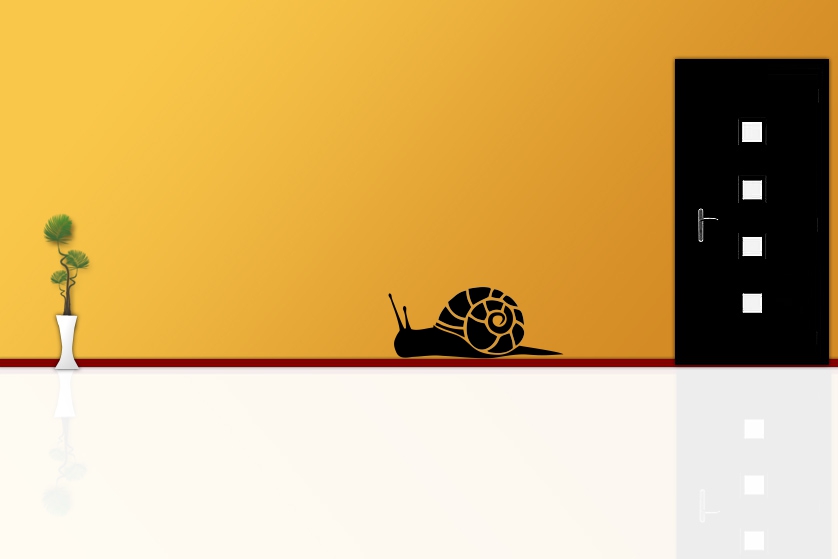 Nálepky na stenu - Slimák Nálepky na stenu - Slimák